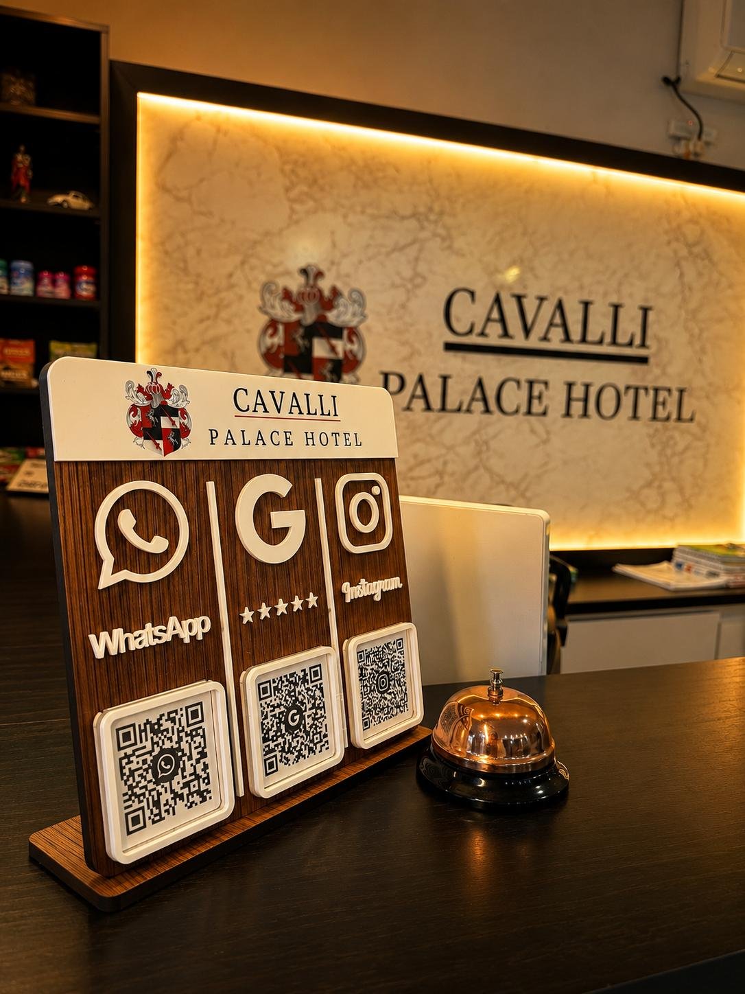 Recepção do Cavalli Palace Hotel — foto 6